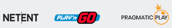 Spelleverantörer - NetEnt, Play'N Go och Pragmatic Play NetEnt, Play'N Go och Pragmatic Play